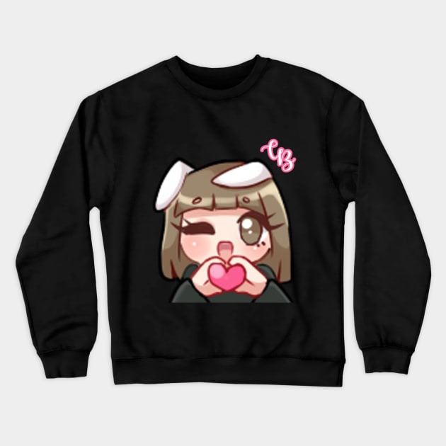 Creamy Bunny Love Crewneck Sweatshirt by CreamyBunny